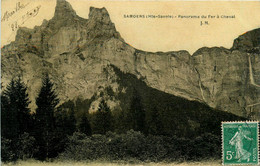 Samoëns * Panorama Sur Le Fer à Cheval * Cpa Toilée Colorisée - Samoëns