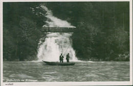 Rar Angler Pecheur Brienzsersee Gießbachfälle Luzern Schweiz 10.6.1937 - Pêche