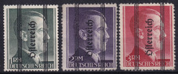 AUSTRIA 1945 - MLNH - ANK (9), (10), (11), Type B (Kz14) - Unused Stamps