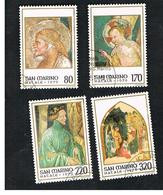 SAN MARINO - UNIF. 1045.10482 - 1979  NATALE (SERIE COMPLETA DI 4)  -  USATI (USED°) - Used Stamps