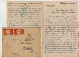 TB 3720 - 1927 - Lettre Par Avion Du MAROC - Foyer Du Soldat - Caporal ROUX Au 31è Bon Du Génie à KHENIFRA Pour FRAISSES - Lettres & Documents