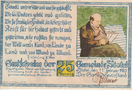 Billet De Nécessité Allemand -  25 Pfenning  - Gutkhein Der Gemeinde Stotel 1921 - Sonstige – Europa