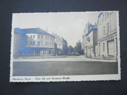 NIENBURG . Strasse ,   Schöne Karte  Um 1944 - Nienburg