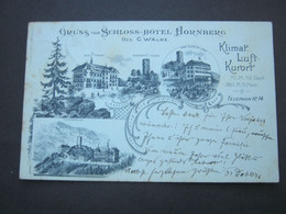 Hornberg , Vorläuferkarte, Schöne Karte  Um 1899 - Hornberg