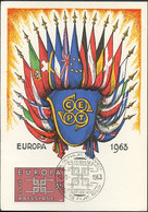 Belgique - Belgium - Belgien CM 1963 Y&T N°1260 - Michel N°MK1320 - 3f EUROPA - 1961-1970