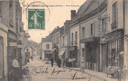 La Chartre Sur Le Loir      72        Rue Nationales.   Commerces   ( Voir Scan ) - Autres & Non Classés
