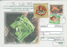 MINERALS  ROMANIA POSTAL STATIONERY - Minéraux