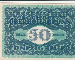 Billet De Nécessité  Autrichien  50 Heller 1920 - Sonstige – Europa
