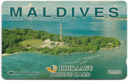 Maldives - Dhiraagu (GPT) - Communication Tower, 1993, Dummy (No Serial) - Maldives