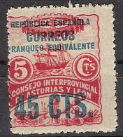 Asturias Y Leon  9 ** MNH. 1937 - Asturië & Leon