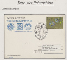 Poland Antarctica  Postal Stationery Ca With Penguin Ca 16.11.1985 (XA167) - Antarctische Fauna