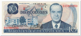 COSTA RICA,10 COLONES,1983,P.237b,UNC - Costa Rica