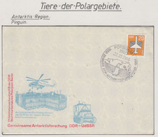 DDR  Antarctica  Cover Antarktisforschung DDR-UdSSR  Ca With Penguin Ca 22.10.1984 (XA167B) - Faune Antarctique