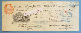 ● MANCHESTER 1905 Meredith Ray & Littler 49 King Street - Bill Or Note One Penny - Dichon à Lyon - Chèque Check ? UK - Chèques & Chèques De Voyage