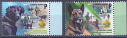 2022. Belarus, Service Dogs Of The Border Guard Service Of Belarus, 2v,  Mint/** - Wit-Rusland