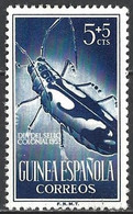 Spanish Guinea 1953 - Mi 295 - YT 351 ( Insect : Longhorn Beetle ) MH* - Guinea Española