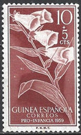 Spanish Guinea 1959 - Mi 356 - YT 406 ( Flowers ) MNH** - Guinea Española