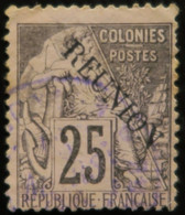 LP3844/926 - 1891 - COLONIES FRANÇAISES - REUNION - N°24 ☉ - Oblitérés