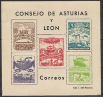 Asturias Y Leon F HB (*) Fantasia Filetélica - Asturië & Leon