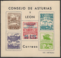 Asturias Y Leon F HB (*) Fantasia Filetélica - Asturias & Leon