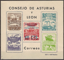 Asturias Y Leon F HB (*) Fantasia Filetélica - Asturië & Leon