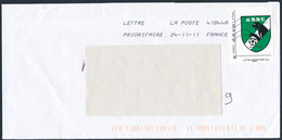 France-IDTimbres - AS St-Etienne - YT IDT 13 Sur Lettre Du 24-11-2011 - Covers & Documents