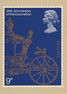 Great Britain 1978 PHQ Card Sc 835 9p State Coach - PHQ Karten