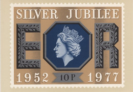 Great Britain 1977 PHQ Card Sc 812 10p Silver Jubilee - Tarjetas PHQ