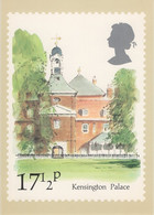 Great Britain 1980 PHQ Card Sc 914 17 1/2p Kensington Palace - Tarjetas PHQ