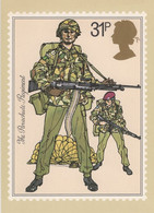 Great Britain 1983 PHQ Card Sc 1026 31p Parachute Regiment - Tarjetas PHQ