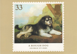 Great Britain 1991 PHQ Card Sc 1348 33p A Rough Dog By G Stubbs - Tarjetas PHQ