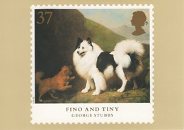 Great Britain 1991 PHQ Card Sc 1349 37p Fino And Tiny By G Stubbs - PHQ-Cards