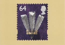 Great Britain Wales 1999 PHQ Card Sc 16 64p Prince Of Wales Feathers - Cartes PHQ
