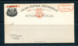 Peru 1898 Postal Stationary Card 1 Centavo Unused  14328 - Pérou