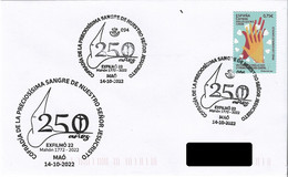 SPAIN. POSTMARK. BROTHERHOOD OF THE PRECIOUS BLOOD OF OUR LORD JESUS CHRIST. MAÓ. 2022 - Franking Machines (EMA)