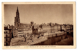 STRASBOURG --La Cathédrale Et Le Palais De Rohan ...beau Cachet ILLKIRCH-GRAFFENSTADEN-67....à  Saisir - Strasbourg