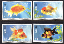 HONG-KONG - 1993 GOLDFISH SET (4V) FINE MNH ** SG 752-755 - Neufs