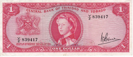 BILLETE DE TRINIDAD Y TOBAGO DE 1 DOLAR DEL AÑO 1964 (BANKNOTE) - Trinidad & Tobago