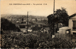 CPA AK Fontenay Vue Generale FRANCE (1282702) - Fontenay Sous Bois