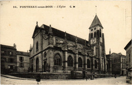 CPA AK Fontenay Sous Bois L'Eglise FRANCE (1282718) - Fontenay Sous Bois