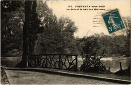 CPA AK Fontenay Sous Bois Le Bois Et Le Lac Des Minimes FRANCE (1282720) - Fontenay Sous Bois