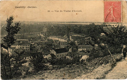 CPA AK Gentilly Vue Du Viaduc D'Arcueil FRANCE (1283049) - Gentilly