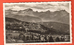 Vaqa-28  Chesières Villars Muverans Et Dents De Morcles. Circulé 1937 Perrochet Et Phototypie 4936 - Morcles