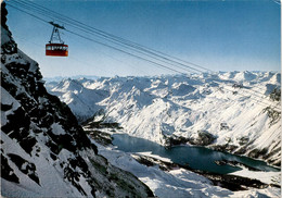 Luftseilbahn Silvaplana-Corvatsch Mit Silsersee (1128) * 17. 7. 1969 - Silvaplana