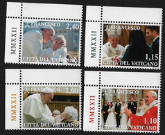 2022 -PONTIFICATO PAPA FRANCESCOS- MNH - Mi. 2045-2048 - YV. 1901/04 - Unused Stamps