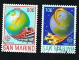 SAN MARINO - UNIF. 1221.1222 - 1988  EUROPA    (COMPLET SET OF2) - USED° - Used Stamps