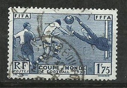 France N° 396  Football Coupe Du Monde Paris  1938    Oblitéré B/T B      Voir Scans      Soldé ! ! ! - 1938 – Frankreich