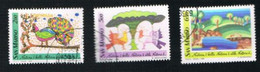 SAN MARINO - UN  1250.1252  - 1989  NATURA: DISEGNI DI BAMBINI (COMPLET SET OF 3)-  USED° - Usati