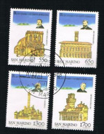 SAN MARINO - UN  1228.1231  - 1988  UNIVERSITA' DI BOLOGNA   (COMPLET SET OF 4) -  USED° - Oblitérés