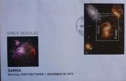 Samoa 2016, Space, Nebula, BF In FDC - Oceanië